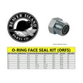 thumbnail image 4 of Hydraulic O-Ring Kit FACE ORFS Fittings 155 Pieces (8 Common Sizes) SAE Buna-N 90 Durometer, 4 of 9