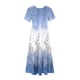 thumbnail image 4 of Vestido de Manga Corta para Mujeres Vestido de Verano de Cuello Redondo Impreso, Poliéster de Tamaño Verdadero Diario Y Vestido de Fiesta, 4 of 5