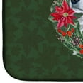 thumbnail image 4 of Maremma Sheepdog Poinsetta Wreath Dish Drying Mat, 4 of 7