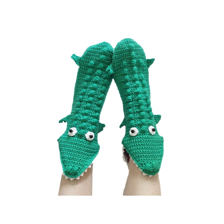 Buy Honganda Funny Animal Socks for Women Novelty Alligator Floor Socks  Christmas Creative 3D Knit Sock Funky Shark Socks, Alligator, One Size at