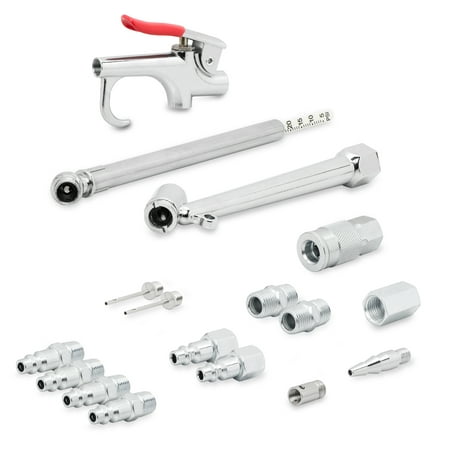 Neiko Air Blow Gun Set 17 Piece | Compressor Interchangeable Nozzles & (Best Blow Gun Brand)