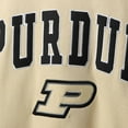 thumbnail image 4 of Men's Colosseum Gold Purdue Boilermakers Arch & Logo Crew Neck Sweatshirt, 4 of 4