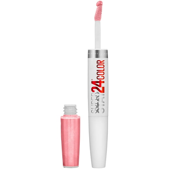 Maybelline Super Stay 24 2-Step Liquid Lipstick Makeup, So Pearly Pink, 1 kit