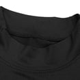 thumbnail image 5 of ZVAVZ Mens Stand Collar Athletic Shirt Long Sleeve Slim Fit T-Shirts Crew Neck Gym Workout Tee Shirt Bodybuilding Running Tops Black S, 5 of 9