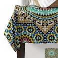 thumbnail image 4 of Morocco Colorful Flowers Arabesque Tablecloths Waterproof Kitchen Items Coffee Table For living Room Home Decor Dining Table, 4 of 7