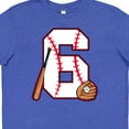 thumbnail image 4 of Inktastic Baseball Sixth Birthday Six Years Old Youth T-Shirt, 4 of 5