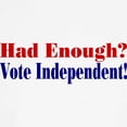 thumbnail image 3 of CafePress - Vote Independent Ringer T - 100% Cotton Ringed T-Shirt, 3 of 4