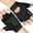 Black, variant on RDX Weight Lifting Gloves Breathable Ventilation with Half Finger Gym Workout, Anti Slip Padded Grip, Men Women Fitness Training, Powerlifting Bodybuilding HIIT Exercise Weightlifting