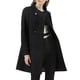 thumbnail image 2 of Abrigo Midi Doble Botón para Mujer Chic Inspire, Color Negro, Cuello Alto, Manga Larga, 2 of 8