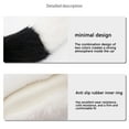 thumbnail image 5 of Openpig Fluffy Steering Wheel Cover, Winter Fashion Wool Fur Soft Furry Steering Wheel Covers Fuzzy Warm Plush Non-Slip Car Decoration Universal Fit Most Car, 5 of 7