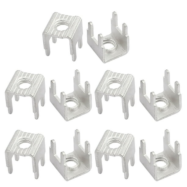 10pcs PCB11 M4 Thread PCB Soldering Snap in Screw Terminal Block