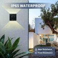 thumbnail image 5 of BOYIR Iluminación de pared de 12W para uso interior/exterior con detector de movimiento, aplique de pared impermeable IP 65 Aplique de salón LED con ángulo de haz ajustable, exterior 3000K blanco, 5 of 5
