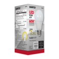 thumbnail image 3 of Satco S9594 - 9 watt; A19 LED; Frosted; 3000K Medium base; 240' beam spread; 120 volts; Non-Dimmable, 3 of 9