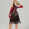 thumbnail image 3 of WILLBEST Vestidos de Verano para Mujer, Vestido Vintage Sexy sin Mangas para Mujer, Vestido de Fiesta de Noche de Lentejuelas con Cuentas y Borlas Dobles de Los Años 20 2025 Chica, 3 of 3