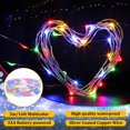 thumbnail image 3 of Cadena de luces Kangheshun con temporizador, funciona con pilas, 5 m, multicolor, 3 of 7