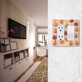thumbnail image 5 of Yayeee Rocker Switch Wall Plate 1-Gang 4.6"x2.9" Home Decorative Outlet Cover, Colorful Halloween Pumpkin Pattern, 5 of 6