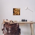 thumbnail image 3 of Stupell Industries Lion & Cub Portrait Animals Painting Brown Floater Framed Canvas Art Print Wall Art, 18 x 18, 3 of 10