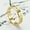 Gold, variant on Zircon Inlaid Roman Numeral Stainless Steel Fashion Couple Rings Size 6-10-10-Rose Gold