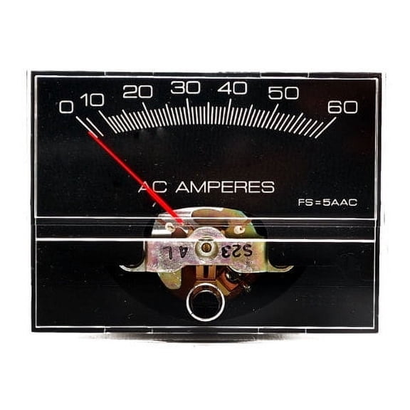 Yokogawa Boat Amp Meter 261240LSNW1JAA | 0-60 Amperes Panel Mount