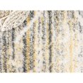 thumbnail image 3 of Abani Boston 7'9"W x 10' 2"D BOS120A Grey Cream Shag Area Rug, 3 of 4