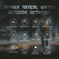 thumbnail image 6 of AVTREK Mens Outdoor Sport Tactical Survival Watches Hiking Digital Wrist Watch Smart Swimming Military Army Altimeter Barometer Compass Watches, 6 of 6