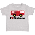 thumbnail image 3 of Inktastic I Heart Firetrucks Boys or Girls Toddler T-Shirt, 3 of 5
