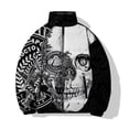 thumbnail image 3 of Abrigo de invierno para hombre, ropa cálida de algodón para hombre, chaqueta de algodón de la serie Cool Skull, chaquetas de calle Harajuku, abrigos para hombre, 3 of 5