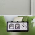 thumbnail image 5 of 2X Reloj Despertador Mecánico Novedad Flip Clock Reloj Digital de Escritorio con Calendario Reloj Decoración del Hogar Decoración Retro, Negro, 5 of 5