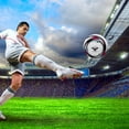 thumbnail image 2 of Ruiboury Durabilité Exceptionnelle Ballons de Soccer en PU Taille 5 pour Sports de Plein Air Sensation de Pied Améliorée Imperméables Rouges Taille 4, 2 of 6