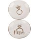 thumbnail image 4 of Ceramic Jewelry Tray Ring Dish for Storage Use 2Pcs White Jewelry Plates, 4 of 4