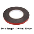 thumbnail image 2 of Phenofice Ruban Adhésif Rouge Pe Double Face pour Garniture de Voiture Bande Adhésive Résistante aux Intempéries pour Intérieur Extérieur, 2 of 5
