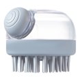thumbnail image 2 of Cepillo De Champú Masajeador De Cuero Cabelludo Peine adelgazante Limpieza multiusos Ducha Baño Cepillo Herramientas limpias (Gris B) Likrtyny Libre de BPA, 2 of 7