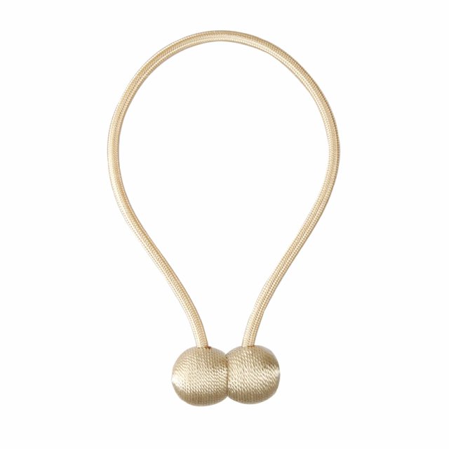 2 Piezas De Correas De Cortina Hebilla Magnética para Cortina Accesorios De Brida De Cable Perforado Libre Clip De Anillo De Decoración del Hogar Beige ER