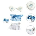 thumbnail image 6 of Kokiya 15 cm Doll Clothes with Hair Accessory Dress up Adorable Doll Clothing blue, 6 of 8