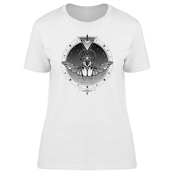 Mystical Symbol Bug T-Shirt Women -Image by Shutterstock, Female Large