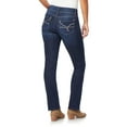 thumbnail image 2 of WallFlower Women's Ultra Slim Bootcut Mid-Rise Insta Soft Juniors Jeans, 2 of 4