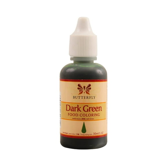 Butterfly Food Coloring Extract 0.8oz (25ml) (Green Coloring, Pack of 1)