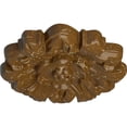 thumbnail image 3 of Ekena Millwork 7 5/8"OD x 1"P Emery Leaf Ceiling Medallion, Hand-Painted Smokey Topaz Crackle, 3 of 7