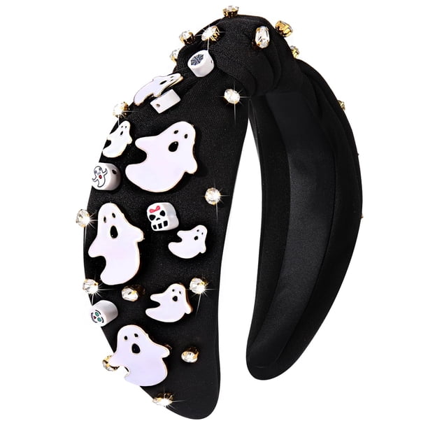 Diadema De Calavera Halloween Diadema De Calabaza Y Calavera Para Halloween - Accesorio De Disfraz Para Mujer, Fiestas Y Cosplay Diadema Calabaza Cosplay