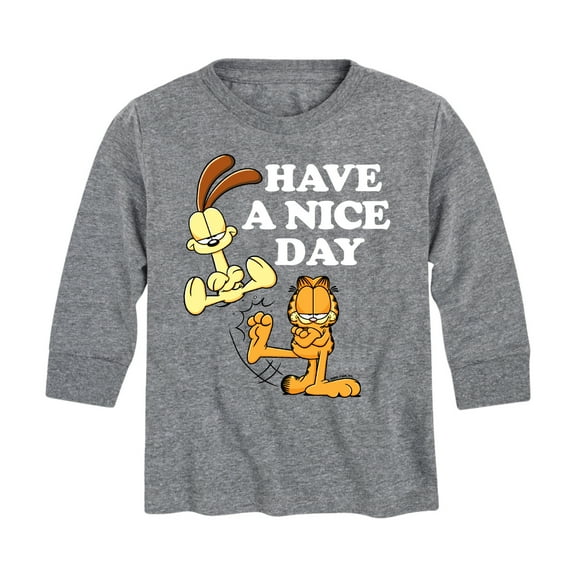 Garfield - Have A Nice Day - Toddler And Youth Long Sleeve Graphic T-Shirt