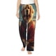 thumbnail image 1 of Balery Meditating Golden Retriever Pantalones de pijama para mujer, pijamas ultraligeros, pantalones de estar por casa-Small, 1 of 6