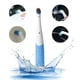 thumbnail image 2 of Cepillo de limpieza eléctrico profesional, depurador sónico potente, pieza de limpieza de polvo, depurador eléctrico cómodo, cocina y baño Suministros de limpieza para el hogar Azul blanco Naiovety HA023989-01, 2 of 6