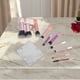 thumbnail image 4 of Conjuntos Únicos de Brochas de Maquillaje Livianas para Viajes de Negocios Rosa Púrpura Mango de Goma Tubo de Aluminio, 4 of 5