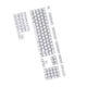 thumbnail image 4 of 132 teclas 61/62/64/68/75 para accesorios de repuesto de teclado mecánico Tecla blanca, 4 of 8