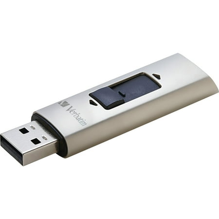 UPC: 0023942476900 | Verbatim 128GB Store  n  Go Vx400 USB 3.0 Flash Drive – Silver 128 GB – USB 3.0 – Silver – Lifetime Warranty
