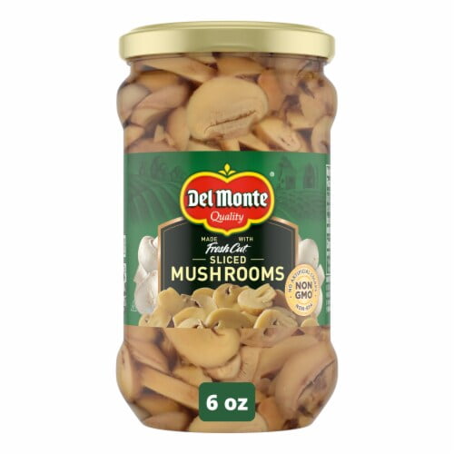 Del Monte Mushroom Slices 6 oz - Pack of 2