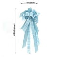 thumbnail image 4 of Christmas Tree Topper Bow Decorations - Snowflakes for Christmas Tree Wreath Festival Holiday Party HomeDecoration, 4 of 5