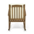 thumbnail image 6 of Beulah Outdoor Acacia Wood Rocking Chair, 6 of 10