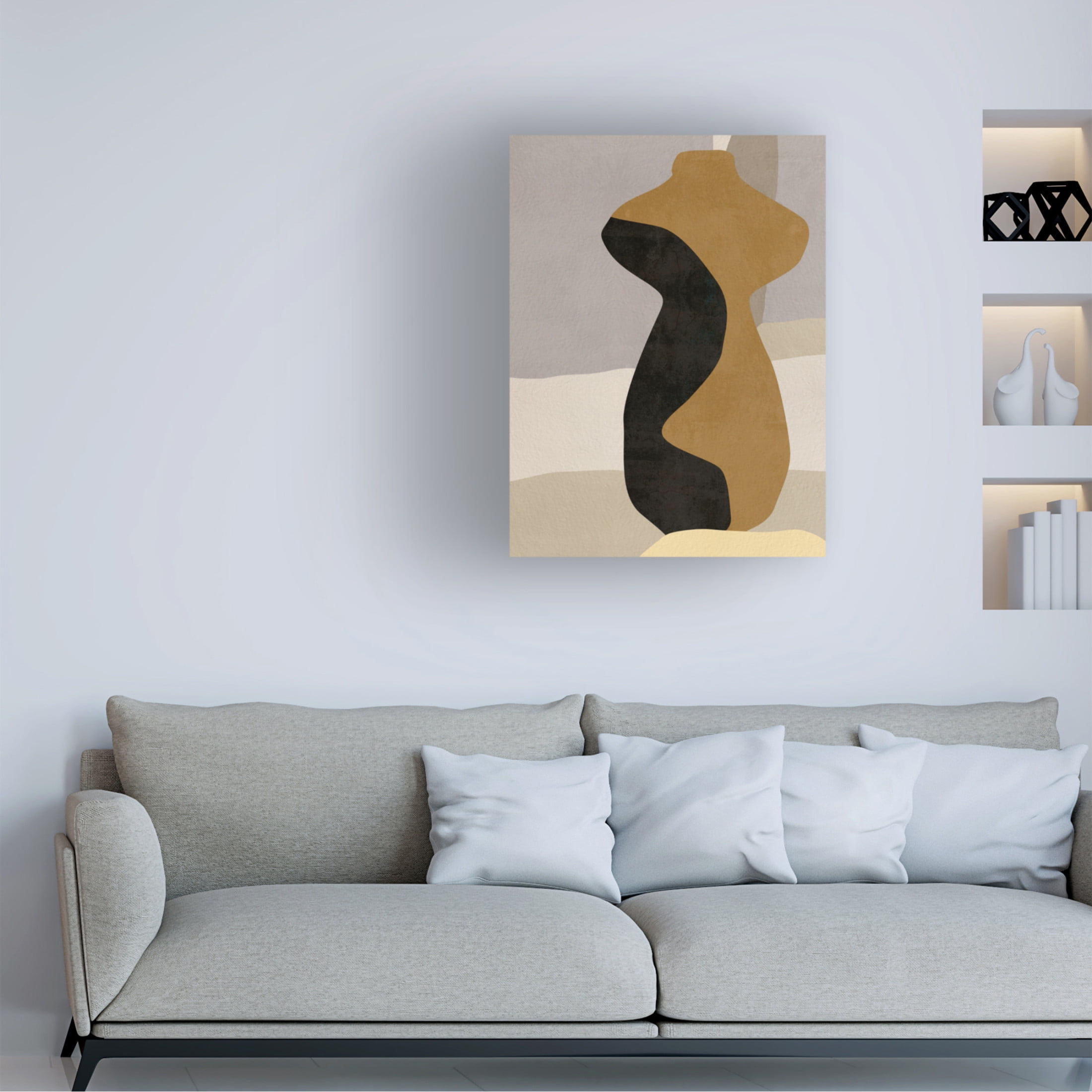 Trademark Fine Art Melissa Wang  Cubist Vase I Canvas Wall Art