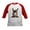 Red/White, variant on CafePress - A Close Up Of A Appears Kids Baseball T Shirt - Kids Cotton Baseball Jersey, 3/4 Sleeve Shirt
